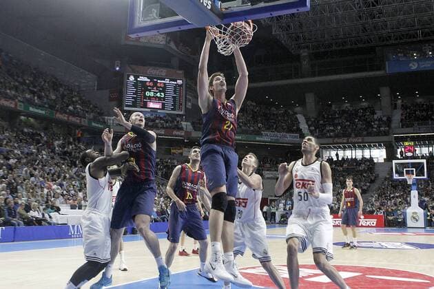 FC Barcelona Barca s Tibor Pleiss during Liga Endesa ACB match.Apri 12,2015.  (2015041232)