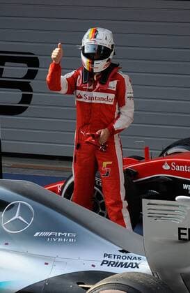 Sebastian Vettel, Scuderia Ferrari, formula 1 GP, China in Shanghai, 12.04.2015 Photo:mspb Lukas Gorys Sebastian Vettel, formula 1 GP, China