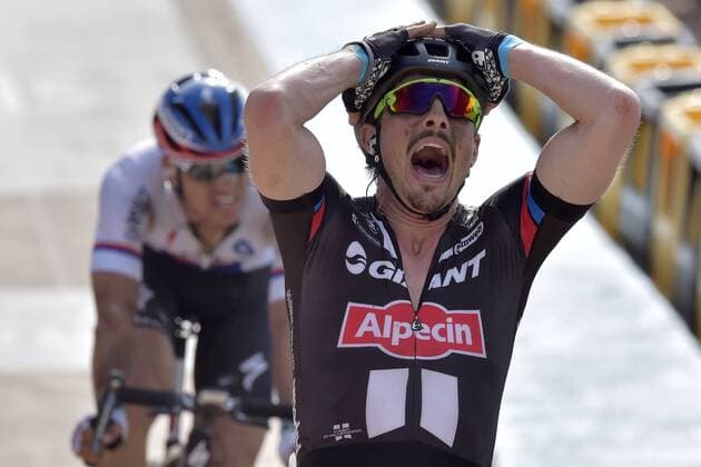 John Degenkolb (Team Giant - Alpecin) CYCLISME : Paris Roubaix - 12 04 2015 Photonews Panoramic 