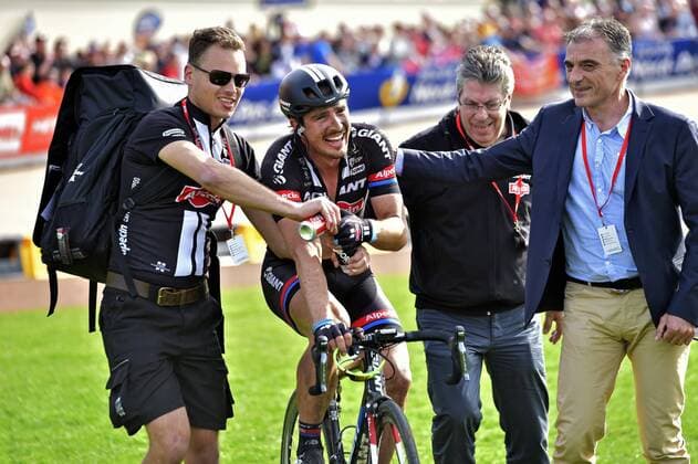 John Degenkolb (Team Giant - Alpecin) CYCLISME : Paris Roubaix - 12 04 2015 Photonews Panoramic 