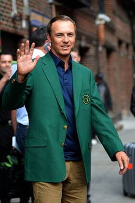April 13, 2015 - New York, NY, USA - April 13, 2015 New York City..Jordan Spieth after taping an appearance on the Late Show with David Letterman on April 13, 2015 in New York City Late Show Guests, 041315  - ZUMAny1_