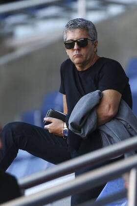 Aktuell Fußball, Champions League, Training FC Barcelona Jorge Horacio Messi Vater von Lionel Messi FOOTBALL - Training FC Barcelona (Barca), Champions League 14 04 2015 GwendolineLeGoff 