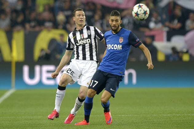 Stephan Lichtsteiner Juventus, Yannick Ferreira Carrasco Monaco, Champions League Juventus Turin - AS Monaco FC filippoxalfero