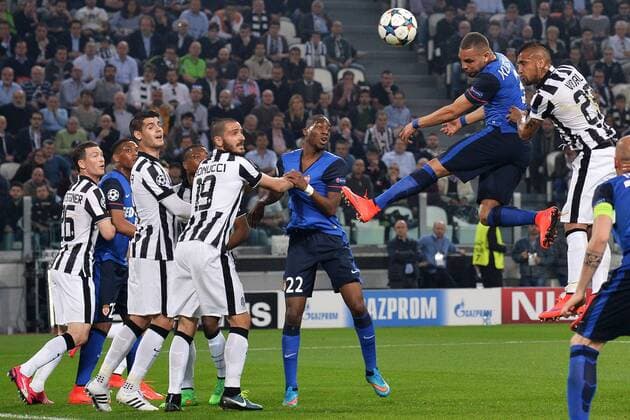 Layvin Kurzawa Monaco, Arturo Vidal Juventus Champions League Juventus Turin - AS Monaco FC andreaxstaccioli