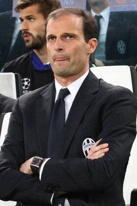 Juventus coach Massimiliano Allegri Champions League Juventus Turin - AS Monaco FC  - ZUMAn230