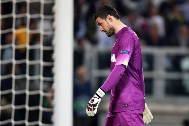 Daniel Subasic Monaco Dejection Champions League Juventus Turin - AS Monaco FC andreaxstaccioli