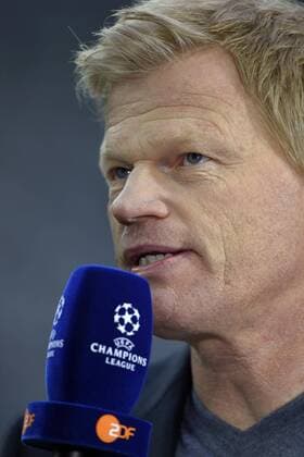 15.04.2015, Fussball Championsleague 2014 2015, Viertelfinale Hinspiel, FC Porto - FC Bayern München, im Estadio Dragao in Porto (Portugal). TV-Experte (ZDF) Oliver Kahn am Mikrofon. 