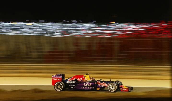 Motorsports: FIA Formula One World Championship WM Weltmeisterschaft 2015, Grand Prix of Bahrain, 26 Daniil Kvyat (RUS, Infiniti Red Bull Racing), xHOCHxZWEIx