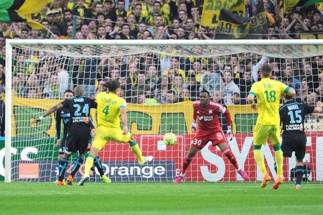 STEVE MANDANDA (om) FOOTBALL : Nantes vs Marseille - Ligue 1 - 17 04 2015 FEP Panoramic 