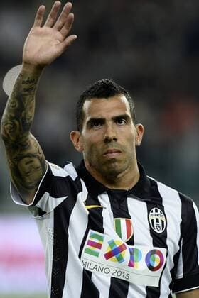 Serie A Juventus Turin - Lazio Rom Carlos Tevez 