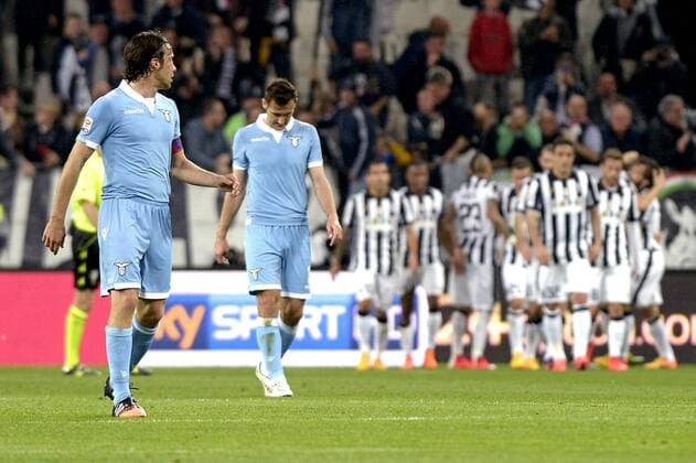 Aktuell Fußball, Italien, Serie A, Juventus Turin - Lazio Rom Delusione Lazio Serie A Juventus Turin - Lazio Rom filippoxalfero
