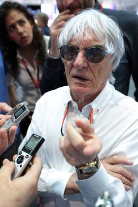 FORMULA 1 - Bahrain GP SAKHIR,BAHRAIN,19.APR.15 - MOTORSPORTS, FORMULA 1 - Grand Prix of Bahrain, Bahrain International Circuit. Image shows Bernie Ecclestone during an interview. GEPAxpictures xFritzxMueller 