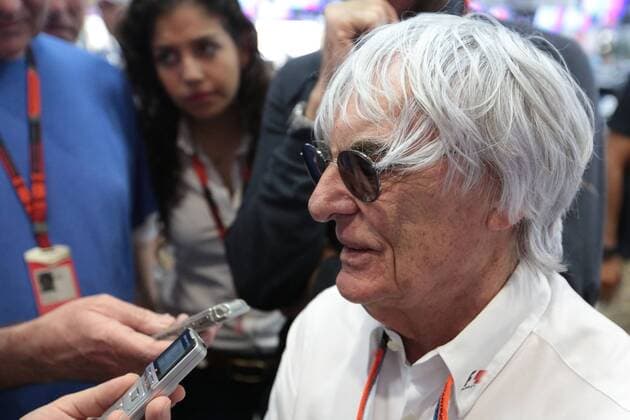 FORMULA 1 - Bahrain GP SAKHIR,BAHRAIN,19.APR.15 - MOTORSPORTS, FORMULA 1 - Grand Prix of Bahrain, Bahrain International Circuit. Image shows Bernie Ecclestone during an interview. GEPAxpictures xFritzxMueller 