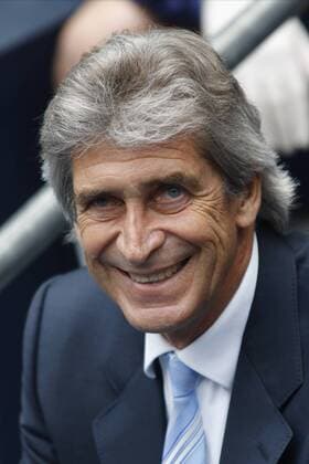 19.04.2015. Manchester, England. Barclays Premier League. Manchester City versus West Ham. Manchester City manager Manuel Pellegrini before the game. xAlanxMartinx  ActionPlus11614253