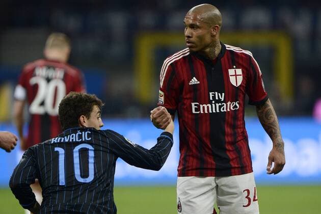Nigel De jong Milan, Mateo Kovacic Inter Serie A Inter Milan - AC Milan. Foto GiuseppexCeleste Insidefoto giuseppexceleste