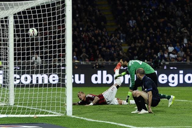 19 04 2015 - campionato di calcio serie A Inter Milan vs AC Milan foto DanielexBuffa Image Pictured: Rodrigo Palacio 