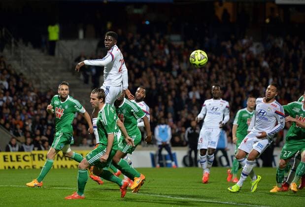Samuel Umtiti (ol) FOOTBALL : Lyon vs Saint Etienne - Ligue 1 - 19 04 2015 AnthonyBIBARD FEP Panoramic 