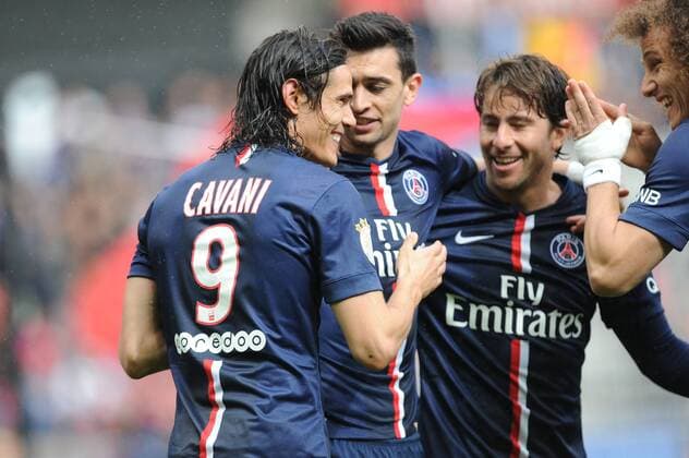 EDINSON CAVANI (psg) - FOOTBALL : Paris Saint Germain PSG - OSC Lille LOSC - - Ligue 1 - 25 04 2015 FEP Panoramic 