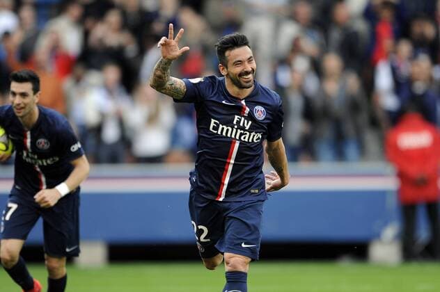 EZEQUIEL LAVEZZI (psg) - FOOTBALL : Paris Saint Germain PSG - OSC Lille LOSC - - Ligue 1 - 25 04 2015 FEP Panoramic 