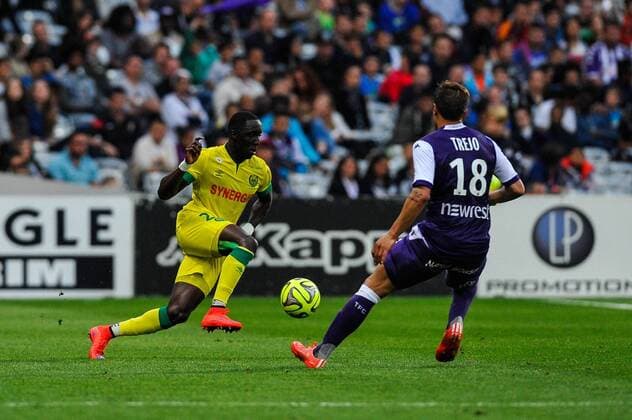 Issa Cissokho (fcn) FOOTBALL : Toulouse FC vs FC Nantes - 34eme journee de L1 - 25 04 2015 ThierryBreton 