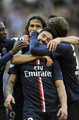 EZEQUIEL LAVEZZI (psg) - JOIE FOOTBALL : Paris St Germain (PSG) vs Lille OSC - Ligue 1 - 25 04 2015 FEP 