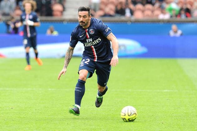 EZEQUIEL LAVEZZI (psg) FOOTBALL : Paris St Germain (PSG) vs Lille OSC - Ligue 1 - 25 04 2015 FEP 
