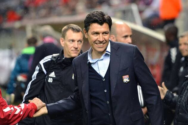 Aktuell Fußball, Frankreich, Ligue 1, Stade Reims - Olympique Lyon HUBERT FOURNIER (ENTRAINEUR LYON) - JOIE FOOTBALL : Stade Reims vs Olympique Lyon - Ligue 1 - 26 04 2015 AnthonyBIBARD FEP 