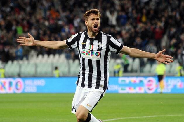 An Torino 29 04 2015 - campionato di calcio serie A Juventus-Fiorentina foto Andrea Ninni Image nella foto: esultanza gol Fernando Llorente 
