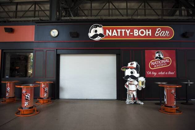 A closed beer stand is seen inside Orioles Park at Camden Yards during the Orioles game against the Chicago White Sox, in Baltimore, Maryland on April 29, 2015. For the first time in Major League Baseball s history fans were not allowed to the game because of the ongoing civil unrest and protest in Baltimore in the wake of Freddie Gray s death. The late 25-year-old died earlier this month from a spinal injury while in police custody.  BAL20150429307 KEVINxDIETSCH