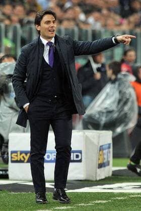An Torino 29 04 2015 - campionato di calcio serie A Juventus Turin vs ACF Fiorentina (FC Florenz): Vincenzo Montella 