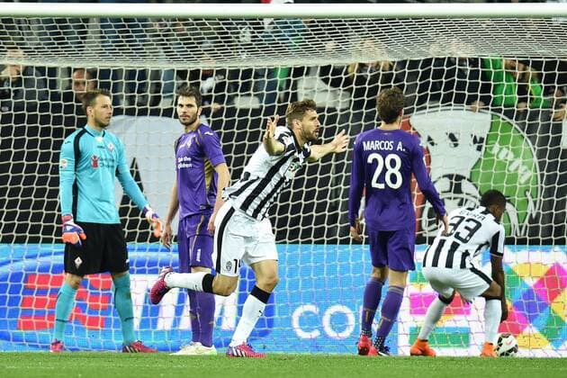 Fernando Llorente Juventus 1-1 Goal celebration Torino 28-04-2015 Juventus Stadium, Football Calcio Campionato Italiano Serie A 2014 2015 Juventus Turin vs ACF Fiorentina (FC Florenz) andreaxstaccioli