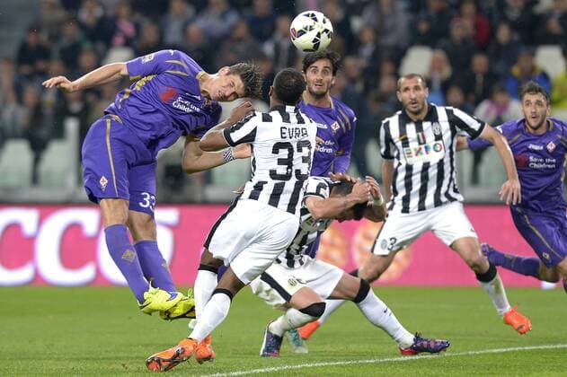 Mario Gomez Fiorentina, Torino 29-04-2015, Juventus Stadium, Football Calcio 2014 2015 Serie A, Juventus Turin vs ACF Fiorentina (AC Florenz) filippoxalfero