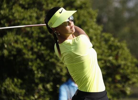 May 2, 2015 - Arlington, TX, USA - Michelle Wie drives from the 2nd tee in the third round during the Volunteers of America North Texas Shootout, Saturday, May 2, 2015, at the Las Colinas Country Club in Irving, Texas. LPGA Golf Damen North Texas Shootout, third round - ZUMAm67_