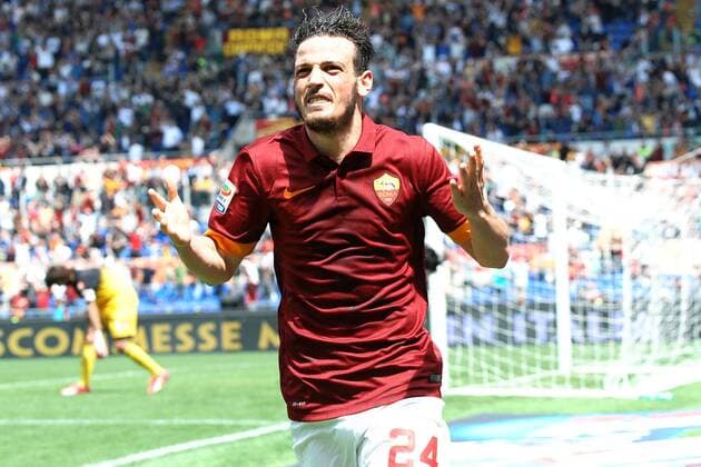 Alessandro Florenzi Roma. Goal celebration Roma 03-05-2015 Stadio Olimpico, Football Calcio Serie A 2014 2015 AS Roma vs. Genoa CFC andreaxstaccioli