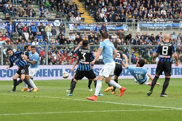 Bergamo, Italien - Serie A, Atalanta Bergamo vs. Lazio Rom: Marco Parolo 