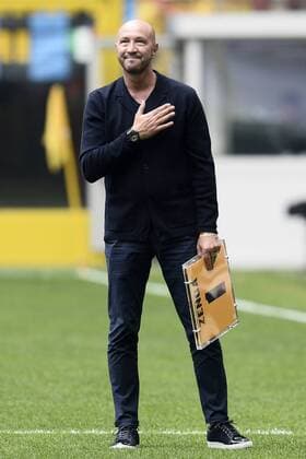 Mailand, Italien - Serie A, Inter Mailand vs. Chievo Verona: Walter Zenga 