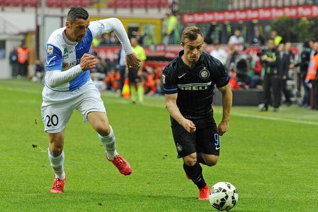 Aktuell Fußball, Italien, Serie A, Inter Mailand - Chievo Verona Xherdan Shaqiri Inter Milano 03-05-2015 Stadio Giuseppe Meazza - Football Calcio Serie A Inter - Chievo Verona. giuseppexceleste
