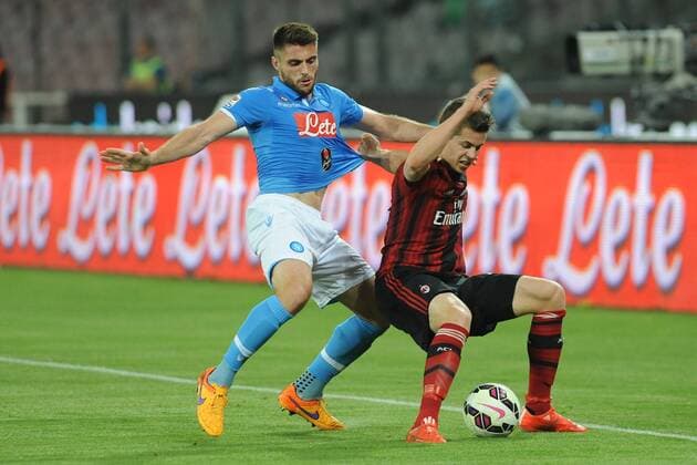 Aktuell Fußball, Italien, Serie A, SSC Neapel - AC Mailand May 3, 2015 - Naples, Italy - David Lopez of SSC Naples during the italian Serie A football match between SSC Napoli and Ac Milan at San Paolo Stadium on May 03, 2015 in Naples,Italy. SSC Napoli and Ac Milan - Serie A  - ZUMAn230