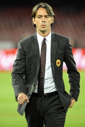 Aktuell Fußball, Italien, Serie A, SSC Neapel - AC Mailand May 3, 2015 - Naples, Italy - Filippo Inzaghi coach of Ac Milan during the italian Serie A football match between SSC Napoli and Ac Milan at San Paolo Stadium on May 03, 2015 in Naples,Italy. SSC Napoli and Ac Milan - Serie A  - ZUMAn230