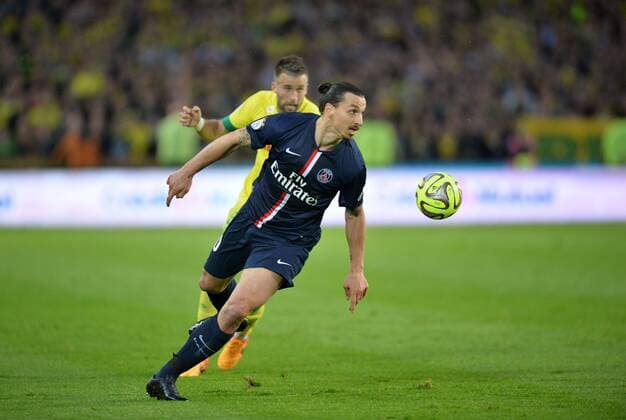 Aktuell Fußball, Frankreich, Ligue 1, FC Nantes - Paris St. Germain Zlatan Ibrahimovic (psg) FOOTBALL : Nantes vs Paris SG - Ligue 1 - 03 05 2015 AnthonyBIBARD FEP Panoramic 