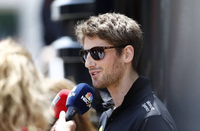 Motorsports: FIA Formula One World Championship WM Weltmeisterschaft 2015, Grand Prix of Spain, 8 Romain Grosjean (FRA, Lotus F1 Team), xHOCHxZWEIx