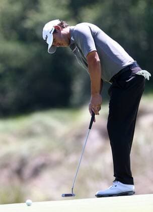 May 7, 2015 - Ponte Vedra Beach, Florida, United States - Brooks Koepka putts the green during the first round of THE PLAYERS Championship. THE PLAYERS Championship - Round 1 - ZUMAw109