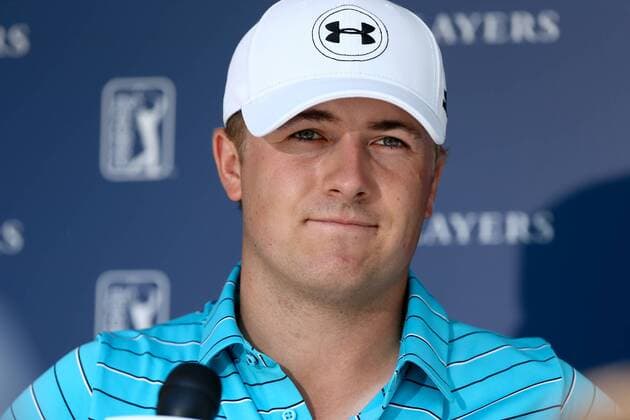 May 7, 2015 - Ponte Vedra Beach, Florida, United States - Jordan Spieth speaks to the media after the first round of THE PLAYERS Championship. THE PLAYERS Championship - Round 1 - ZUMAw109