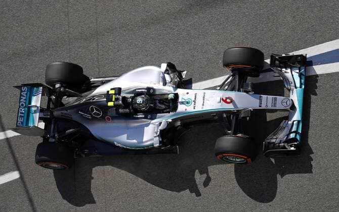 BARCELONA -may 08- SPAIN: Nico Rosberg in free practice of the GP of Spain Formula 1, held at the Circuit de Catalunya Barcelona, on May 8, 2015. Photo:Joan Valls Urbanandsport Cordon Press 