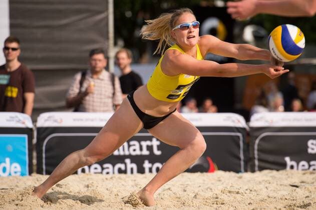 08.05.2015, Muenster, Schlossplatz smart beach tour, Supercup Münster Muenster, Qualifikation Abwehr Lisa Arnholdt