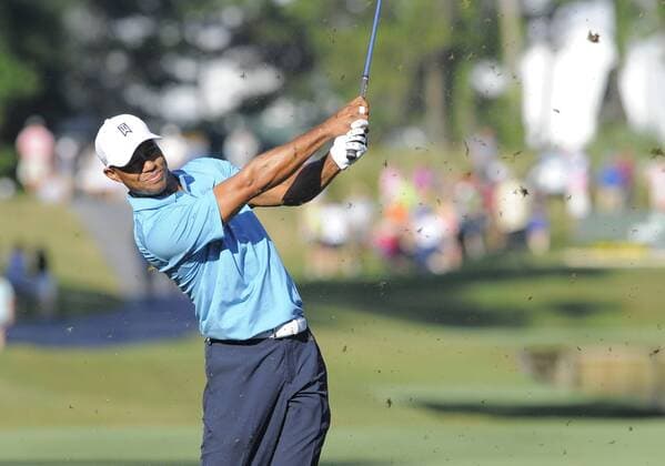 08 May 2015: Tiger Woods during the second round of The Players Championship at TPC Sawgrass Ponte Vedra Beach Florida. GOLF: MAY 08 PGA Golf Herren - THE PLAYERS Championship - Second Round Icon150580132 EDITORIAL USE ONLY