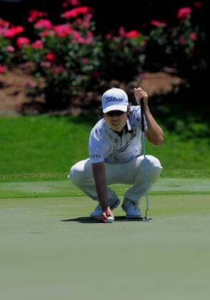 08 May 2015: Kevin Na 13th green during the second round of The Players Championship at TPC Sawgrass Ponte Vedra Beach Florida. GOLF: MAY 08 PGA Golf Herren - THE PLAYERS Championship - Second Round Icon150580602 EDITORIAL USE ONLY
