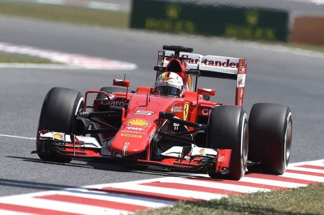 VETTEL Sebastian F1 Team F1 Scuderia Ferrari FIA Motorsport Formel 1 Saison 2015 Grand Prix von Spanien 2015 in Barcelona am 09.Mai 2015 
