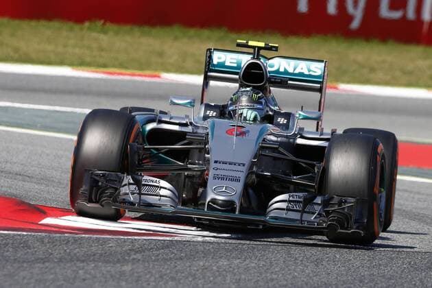 Motorsports: FIA Formula One World Championship WM Weltmeisterschaft 2015, Grand Prix of Spain, 6 Nico Rosberg (GER, Mercedes AMG Petronas Formula One Team), xHOCHxZWEIx