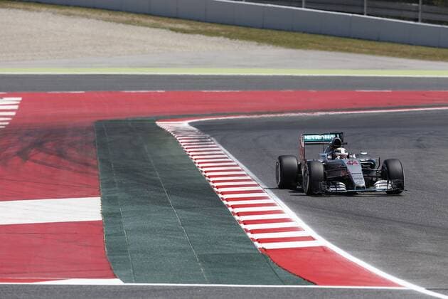 Motorsports: FIA Formula One World Championship WM Weltmeisterschaft 2015, Grand Prix of Spain, 44 Lewis Hamilton (GBR, Mercedes AMG Petronas Formula One Team), xHOCHxZWEIx